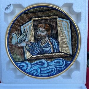 "Noé e la Colomba" Veneto Flair Franco Lamincia Collector Plate Noah & The Dove.